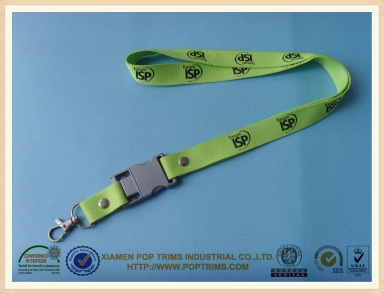 Lanyard impreso seda logotipo personalizado